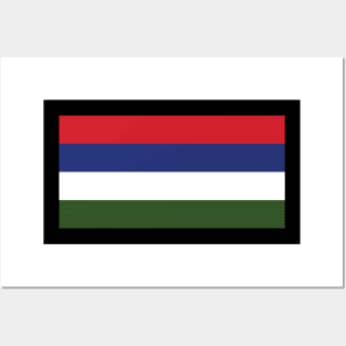 Flag of the President of Nigeria as Commander-in-chief of the Armed Forces Posters and Art